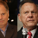 Democratic Alabama senatorial candidate Doug Jones; Republican Alabama senatorial candidate Roy Moore (Joe Readle/Getty Images)